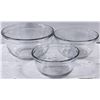 Image 1 : ANCHOR HOCKING GLASS NESTING BOWLS (3)