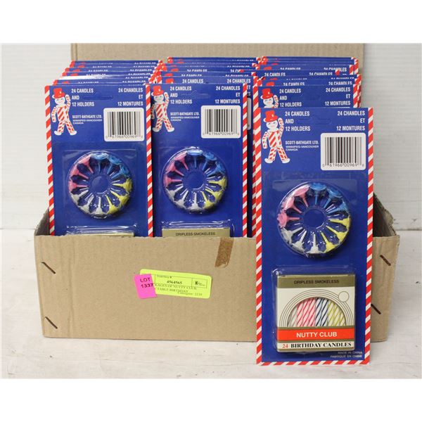 24 PACKAGES OF NUTTY CLUB, COLLECTABLE BIRTHDAY