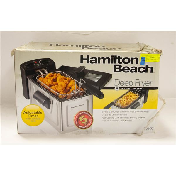 USED HAMILTON BEACH 8 CUP OIL VAPACITY