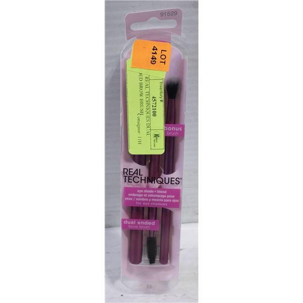 NEW REAL TECHNIQUES DUAL ENDED BROW BRUSH
