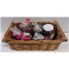Image 1 : WICKER BOX WITH  POTPOURRI