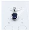 Image 1 : #178-HEATED BLUE SAPPHIRE GEMSTONE   PENDANT