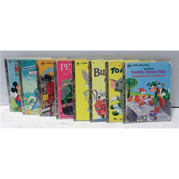 SET OF VINTAGE “LITTLE GOLDEN BOOK” BOOKS
