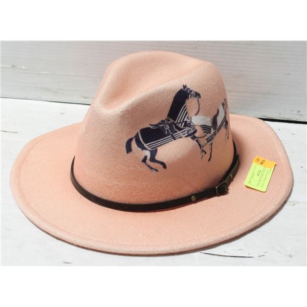 NEW MEN/WOMANS WIDE BRIM WOOL FEDORA HAT WITH