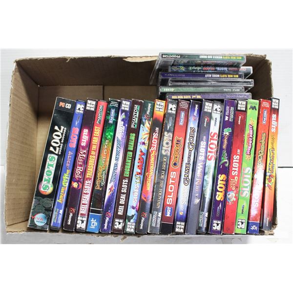 ASSORTED SLOT MACHINE VIDEO GAMES