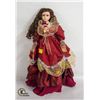 Image 1 : PORCELAIN COLLECTIBLE DOLL 20 INCHES TALL
