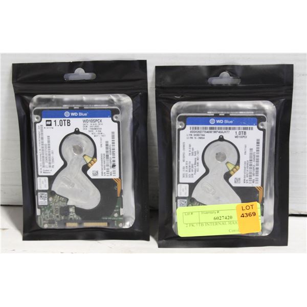 2 PK 1TB INTERNAL HARD DRIVE