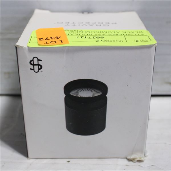STUNDERGLASS HOOKAH BOWL BLACK ALUMINUM NEW