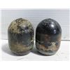 Image 1 : 2 VINTAGE CERAMIC INSULATORS