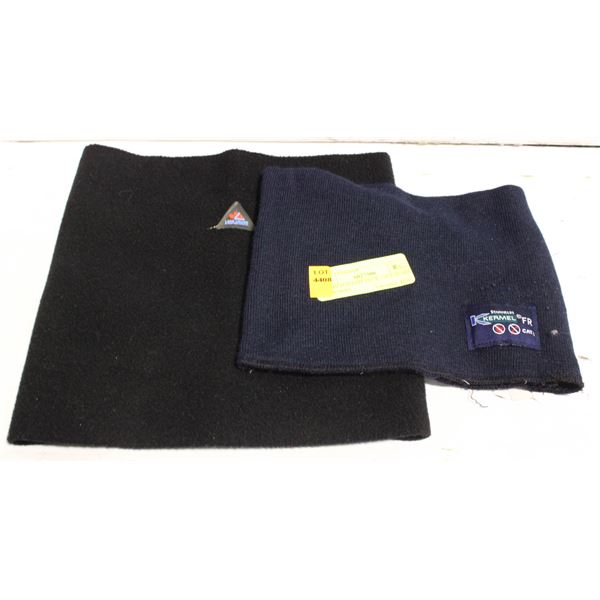 2 STRETCH KNIT NECK FACE SCARF WARMERS