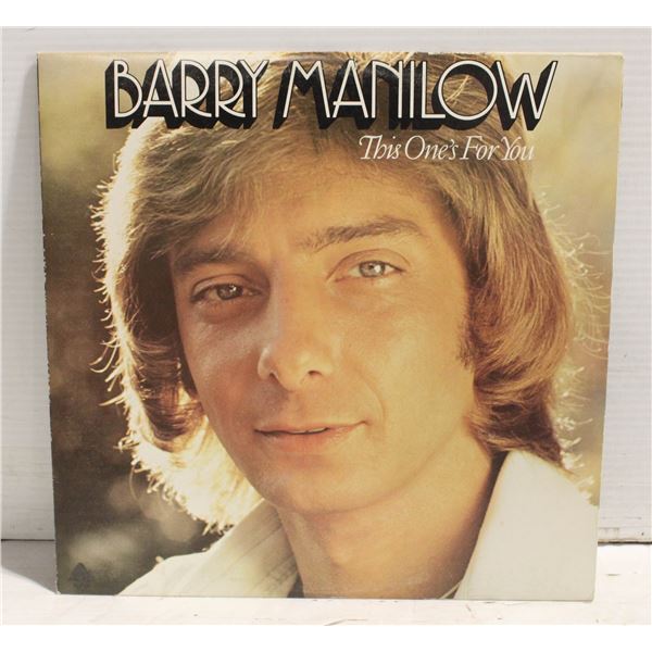 LP BARRY MANILOW - THIS ONE’S FOR YOU