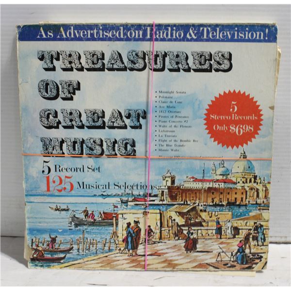 LP COLLECTION TREASURES OF GREAT MUSIC