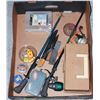 Image 1 : FLAT WITH VARIETY OF TACKLE AND ACCESSORIES