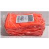 Image 1 : SIX PAIRS OF ORANGE ICEBERG PVC GLOVES, ONE SIZE