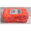 Image 1 : SIX PAIRS OF ORANGE ICEBERG PVC GLOVES, ONE SIZE