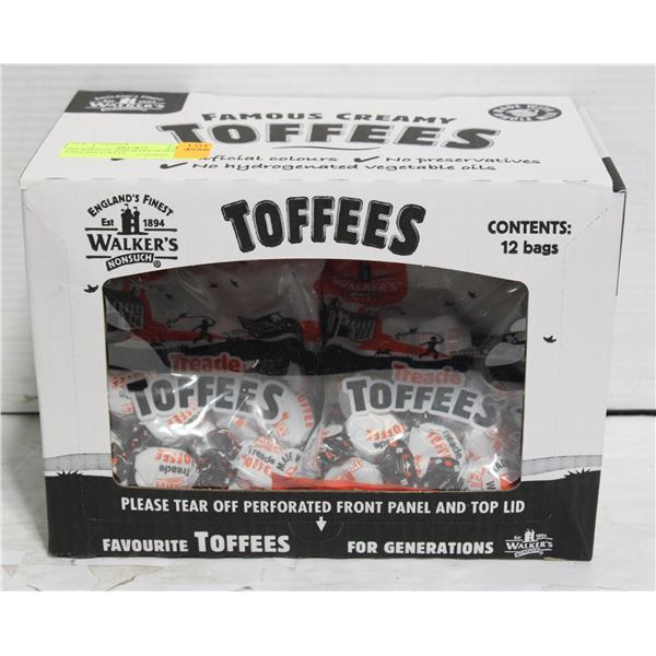 SIX BAGS OF IMPORTED WALKER’S ENGLISH TOFFEE