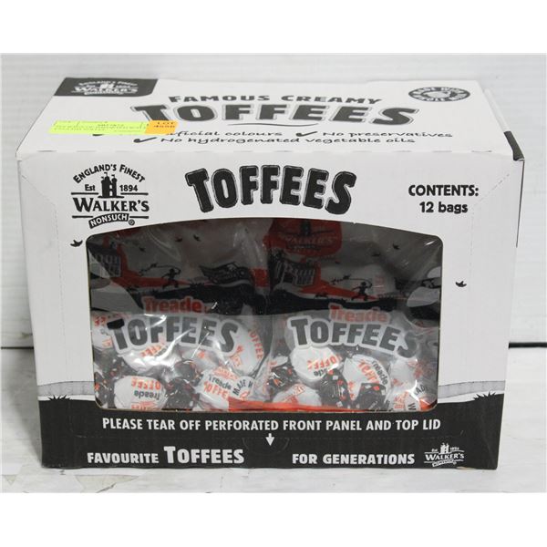 SIX BAGS OF IMPORTED WALKER’S ENGLISH TOFFEE