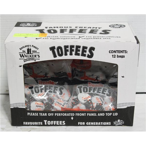 SIX BAGS OF IMPORTED WALKER’S ENGLISH TOFFEE