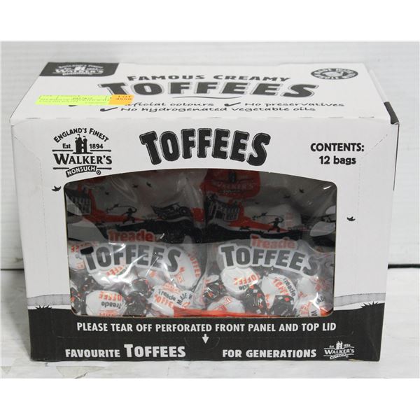 SIX BAGS OF IMPORTED WALKER’S ENGLISH TOFFEE