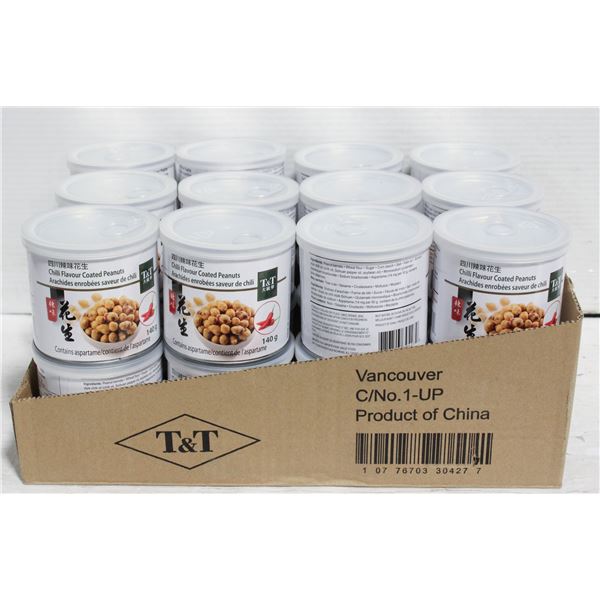 24 CANS TNT CHILLI FLAVOURED PEANUTS