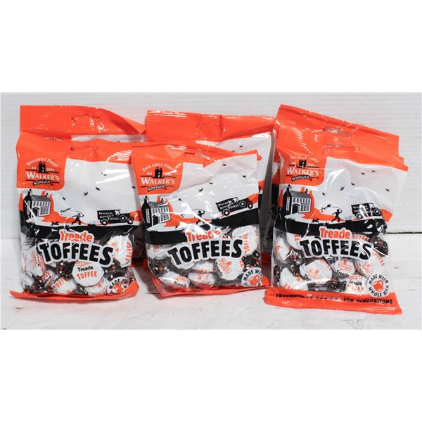 SIX BAGS OF IMPORTED WALKER’S ENGLISH TOFFEE