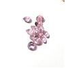 Image 1 : 10)  LOT OF 12 ROUND,  MATCHED PALE PINK NATURAL