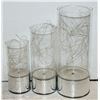 Image 1 : 3 GLASS LIGHTS 6"/8"/10"