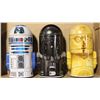Image 1 : 3 STAR WARS COLLECTOR PIGGY BANKS
