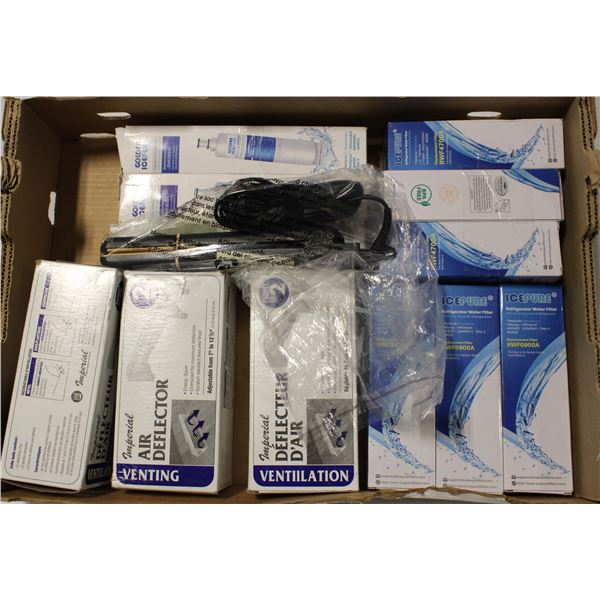 3 X 3 PACKS FRIDGE WATER FILTERS 3- X 2 PACKS VENT
