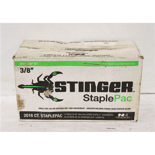 STINGER STAPLEPAC 3/8" 2016 COUNT CASE