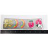 Image 1 : NEW STRAWBERRY, RAINBOW CROWN SNAP CLIPS
