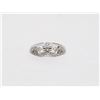 Image 1 : NEW SIZE 10 SILVER TONE ZIRCONIA CROWN RING