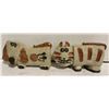 Image 1 : PAIR OF FOLK ART CAT & DOG COIN BANKS