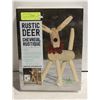Image 1 : RUSTIC DEER KIT 20 IN TALL, DIY FAMILY FUN, SOLID