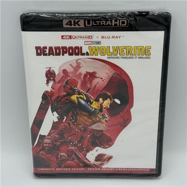 BRAND NEW 4K + BLU-RAY DEADPOOL & WOLVERINE