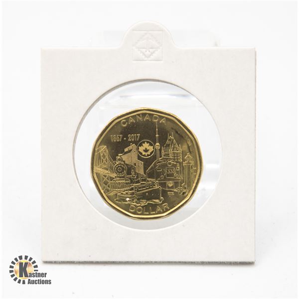2017 CANADA COMMEMORATIVE $1 DOLLAR COIN, BU