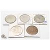 Image 1 : 5 OLD VARIOUS CASINO TOKENS/DOLLARS ETC.