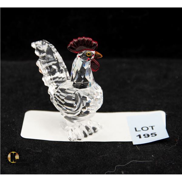 SWAROVSKI CRYSTAL - ROOSTER
