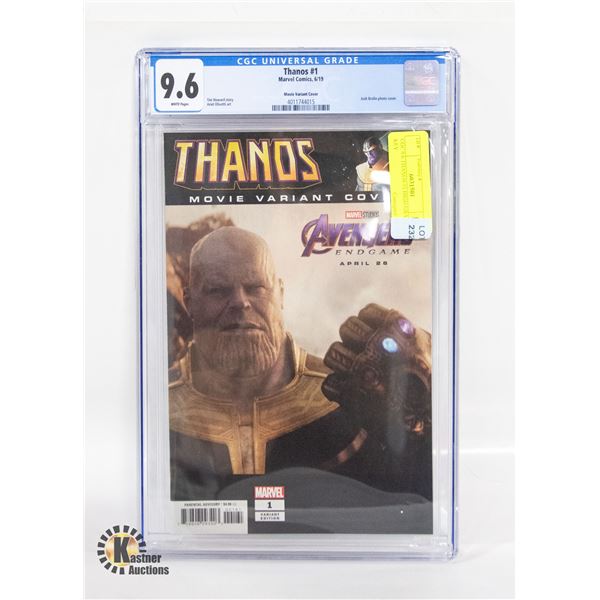 CGC 9.6 THANOS #1 HIGH GRADE KEY