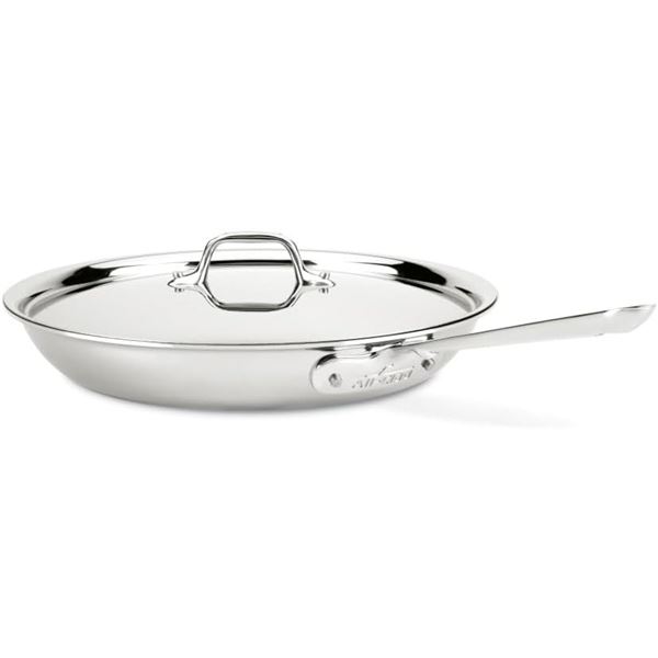 NEW ALL CLAD D3 STAINLESS 12 INCH FRYING PAN