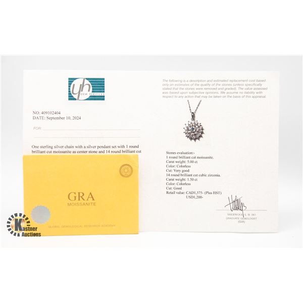 #975-5.00 CT GRA CERTIFIED