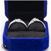 Image 2 : #988-HIS AND HERS WEDDING SET WITH 0.50 CT GRA