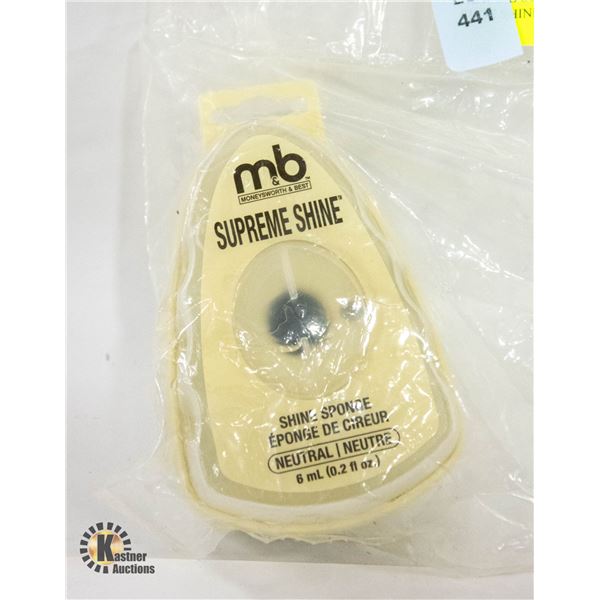 NEW MB SUPREME SHINE SPONGE SHOE SHINE SPONGE