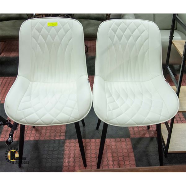 PAIR OF NEWLY ASSEMBLED YOUNIKE DINNING CHAIRS