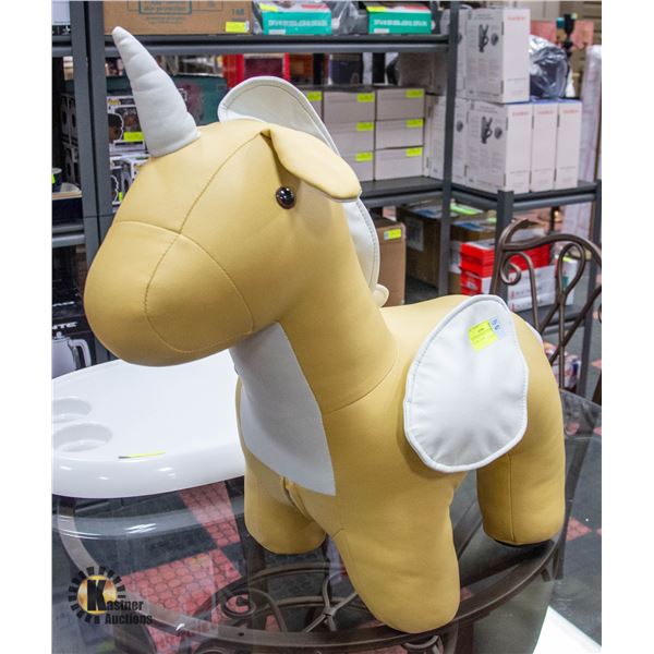 NEW KIDS OTTOMAN UNICORN YELLOW COLOR