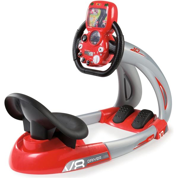 NEW SMOBY V8 DRIVER SIMULATED DRIVING TOY