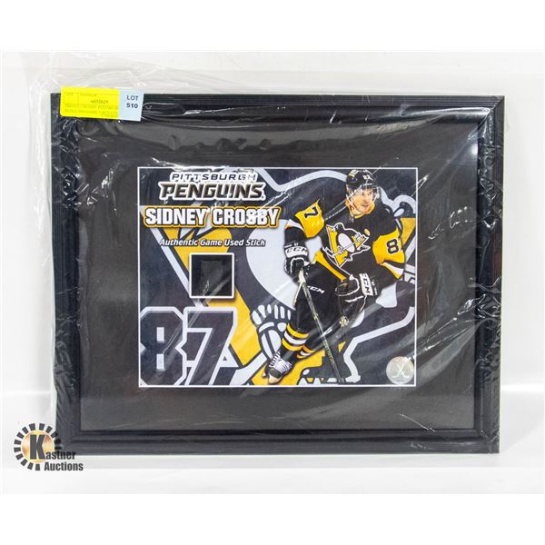 SIDNEY CROSBY PITTSBURGH PENGUINS GAME USED STICK