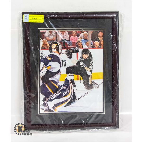 SIDNEY CROSBY PITTSBURGH PENGUINS FRAMED PICTURE