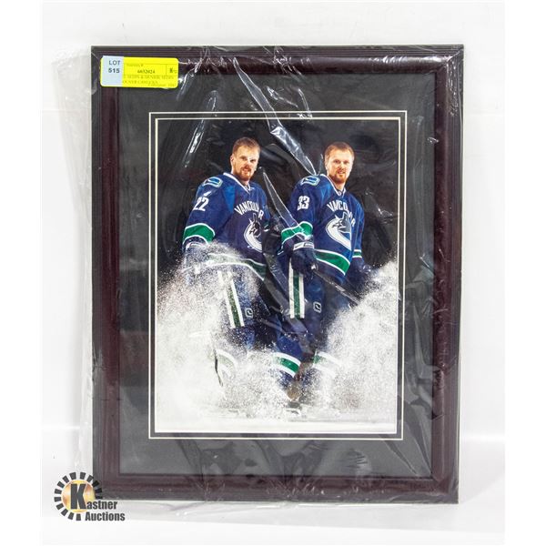 DANIEL SEDIN & HENRIK SEDIN VANCOUVER CANUCKS