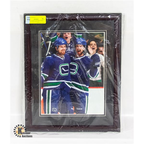 DANIEL SEDIN & HENRIK SEDIN VANCOUVER CANUCKS